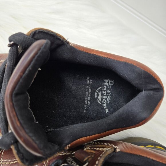 VTG Dr. Martens Shoes 9806 Men's Size 5, Women's Size 6, 37 EU Brown Leather Chu - Picture 6 of 10